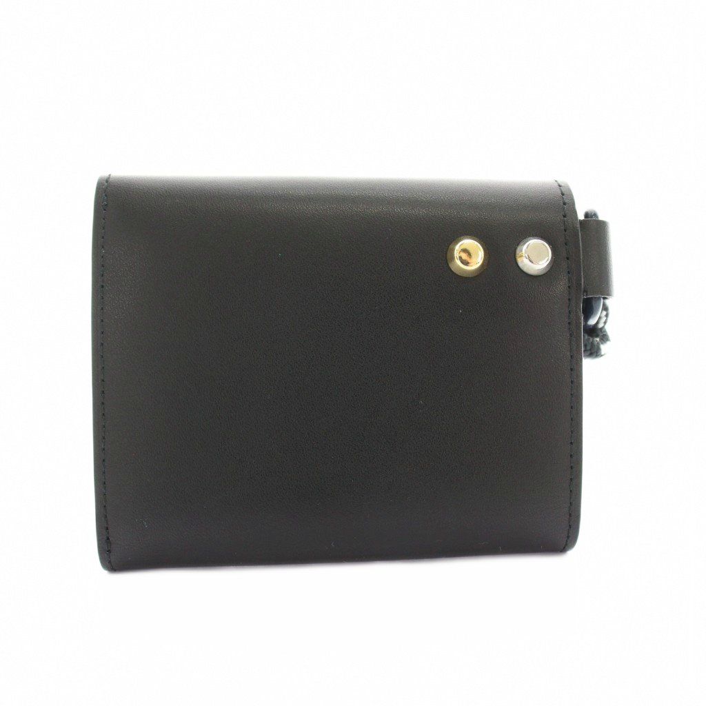 sacai × porter 三つ折り財布 黒 サカイ sacai ポーター PORTER 吉田カバン レザートライフォールド