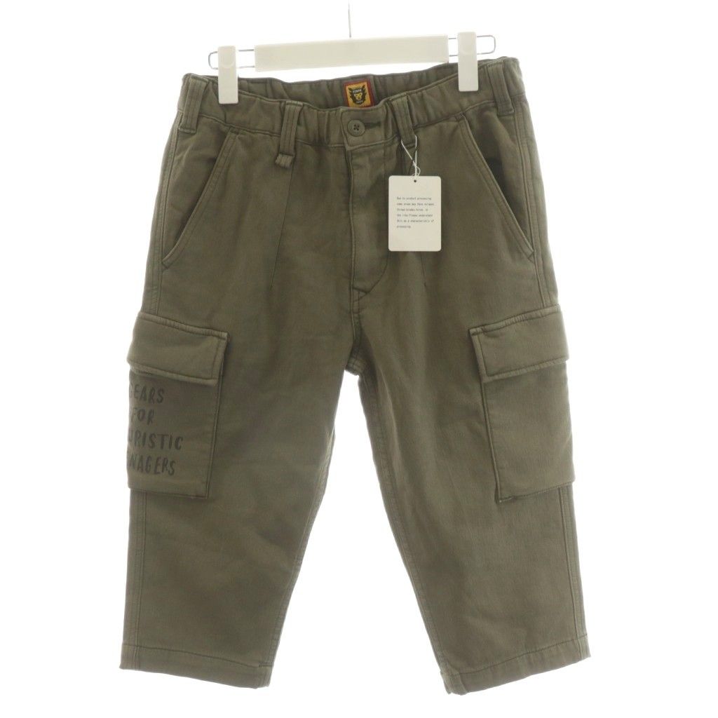 ヒューマンメイド HUMAN MADE CROPPED CARGO PANTS ショートパンツ ハーフパンツ カーゴパンツ ロゴ ハート S カーキ AN59