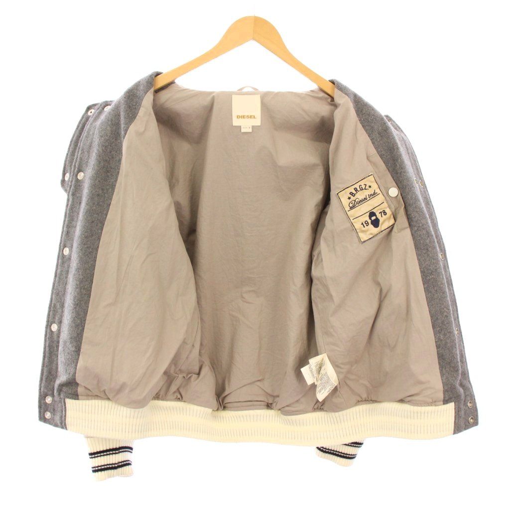 ディーゼル DIESEL スタジャン ブルゾン アウター ショート丈 ウール