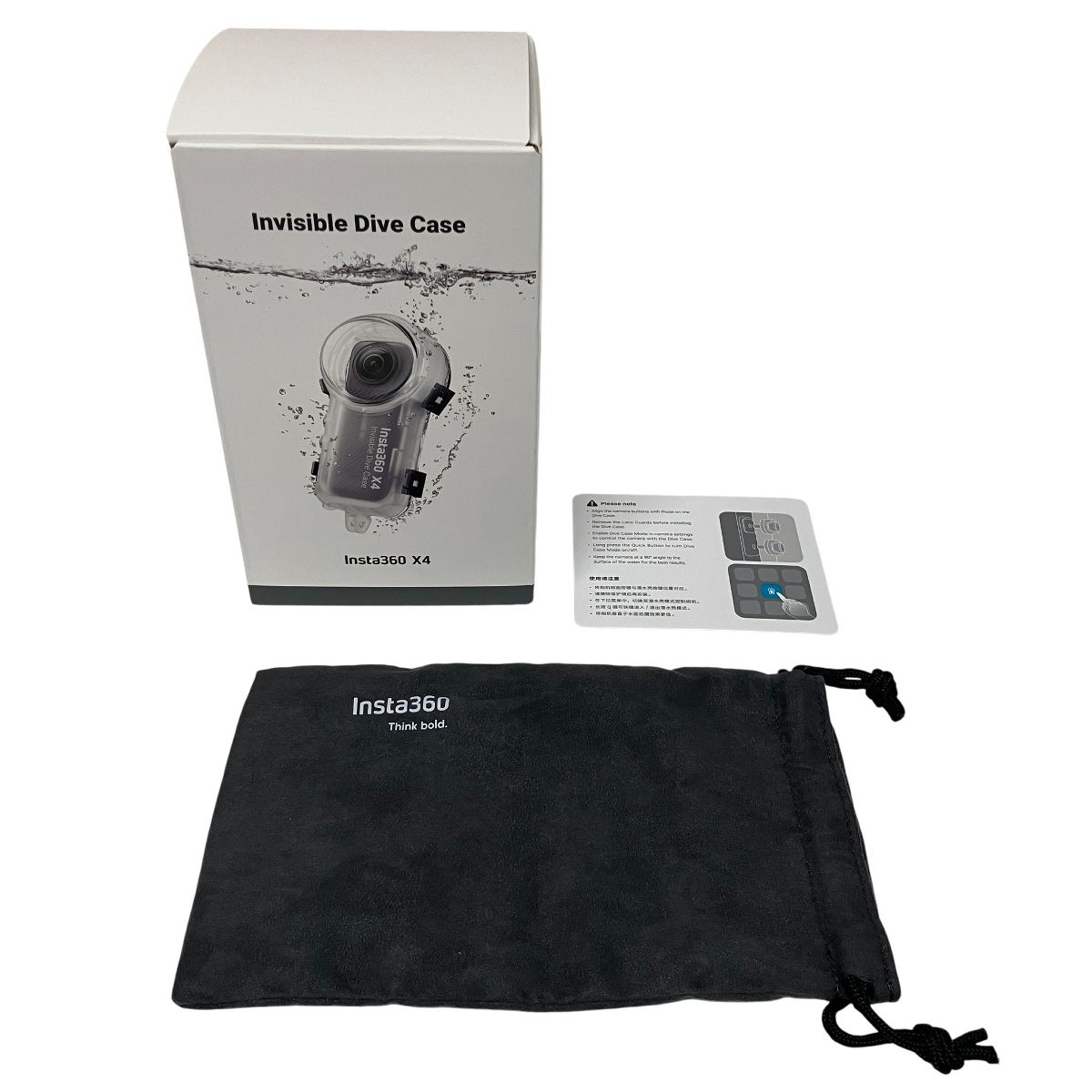 Insta360 X3 invisible dive case 見えない 潜水 ケース 純正 防水 カメラ 周辺 機器 F10619348