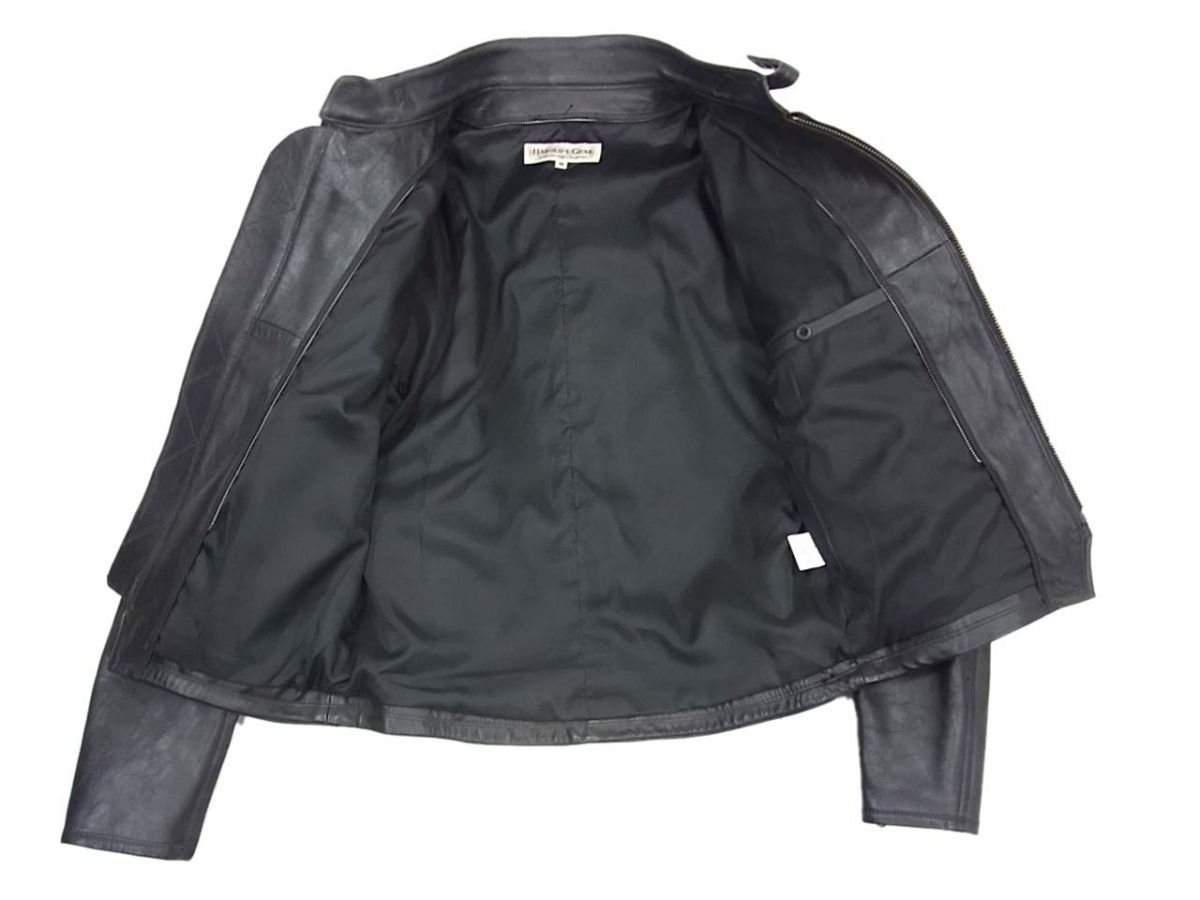 ◇HAROLD'S GEAR ハロルズギア シングルライダースジャケット 牛革