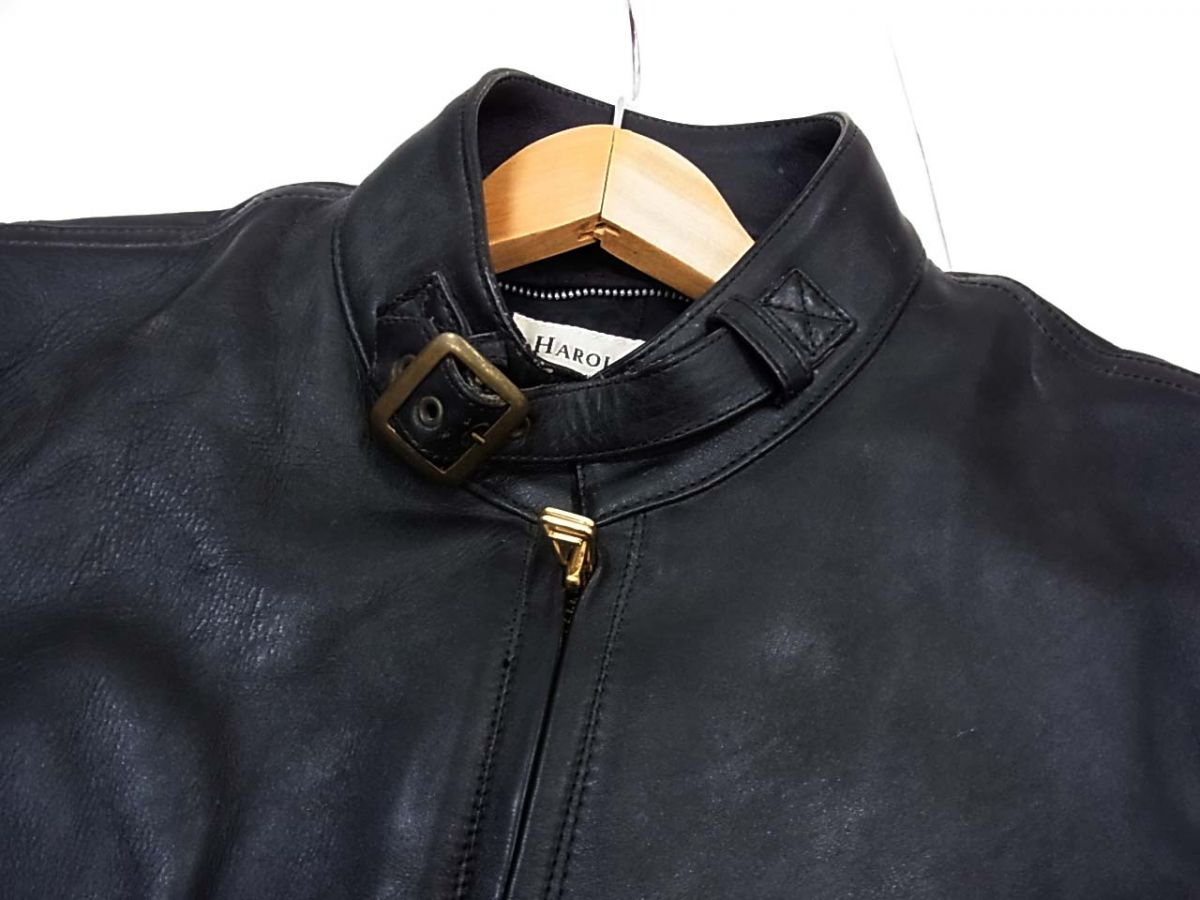 美品　HAROLDS GEAR　ハロルズギア　ライナー付き　ライダースジャケット 中古・古着通販】HAROLDS GEAR (ハロルズギア) ホースハイド シングル