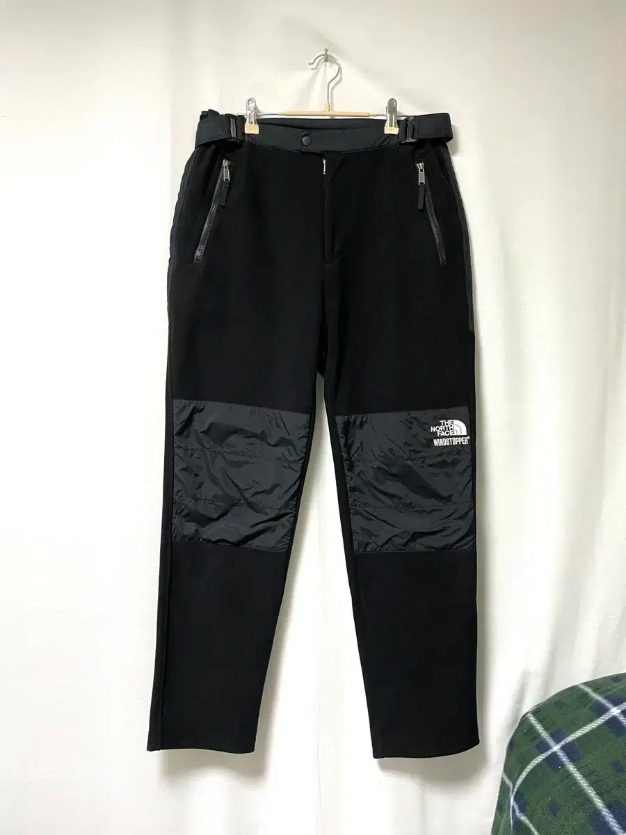 ノースフェイス メンズ ウィンドストッパー フリース ナイロン 防寒 冬 パンツ _ ブラック L
