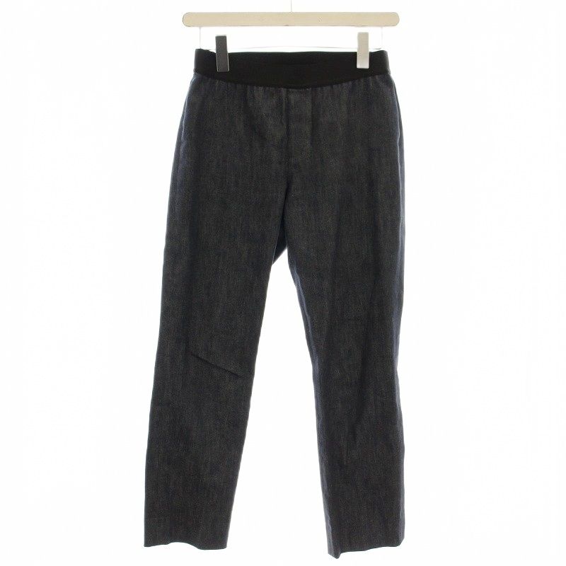 【新品未使用】M・fil エムフィル　パンツ　 38 デニム　ブラック エムフィル Mfil easytrousers デニム イージーパンツ テーパード 38