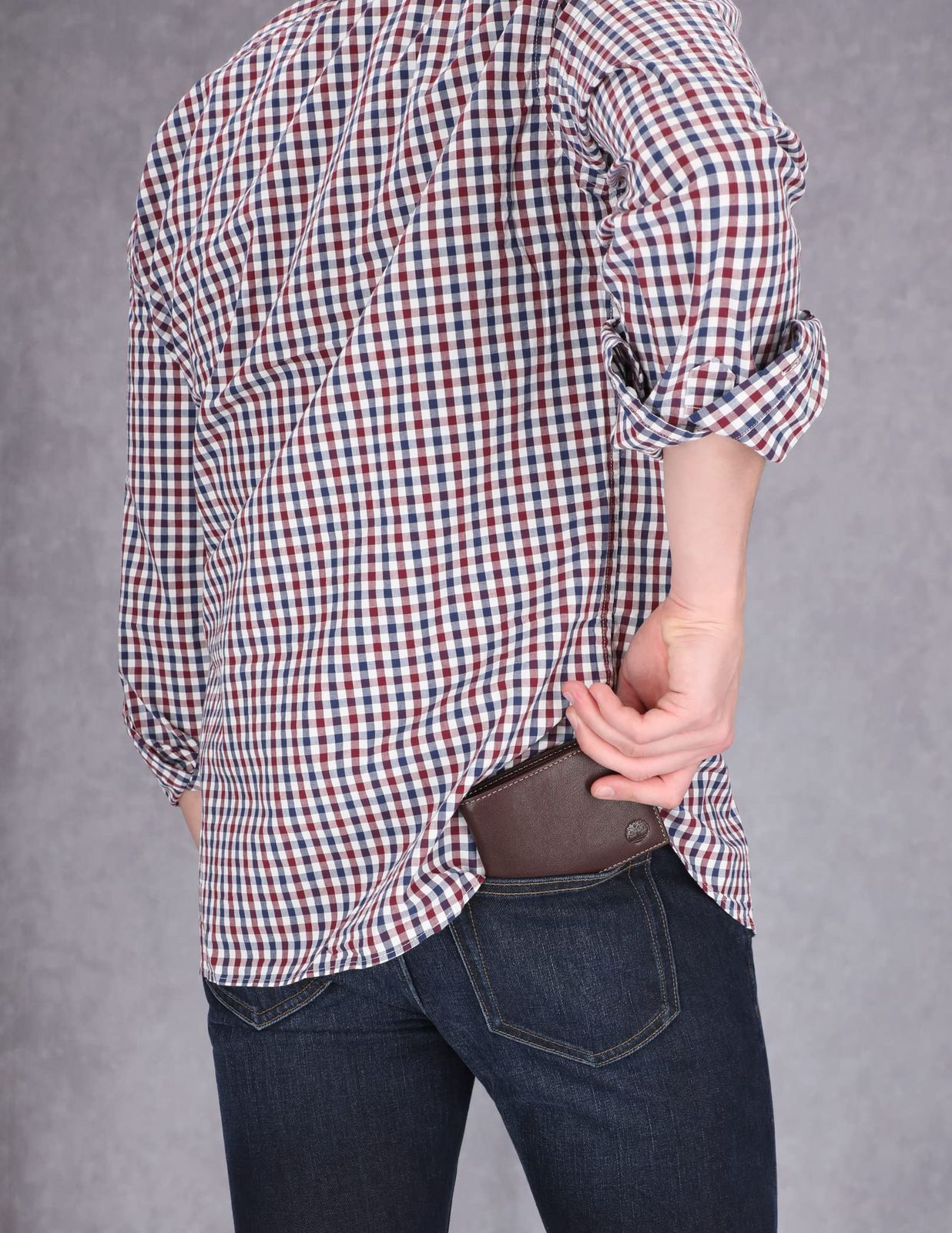 （ティンバーランド）Timberland メンズ レザー ウォレット 財布 BLACK (ブラウン) [ブラウン]