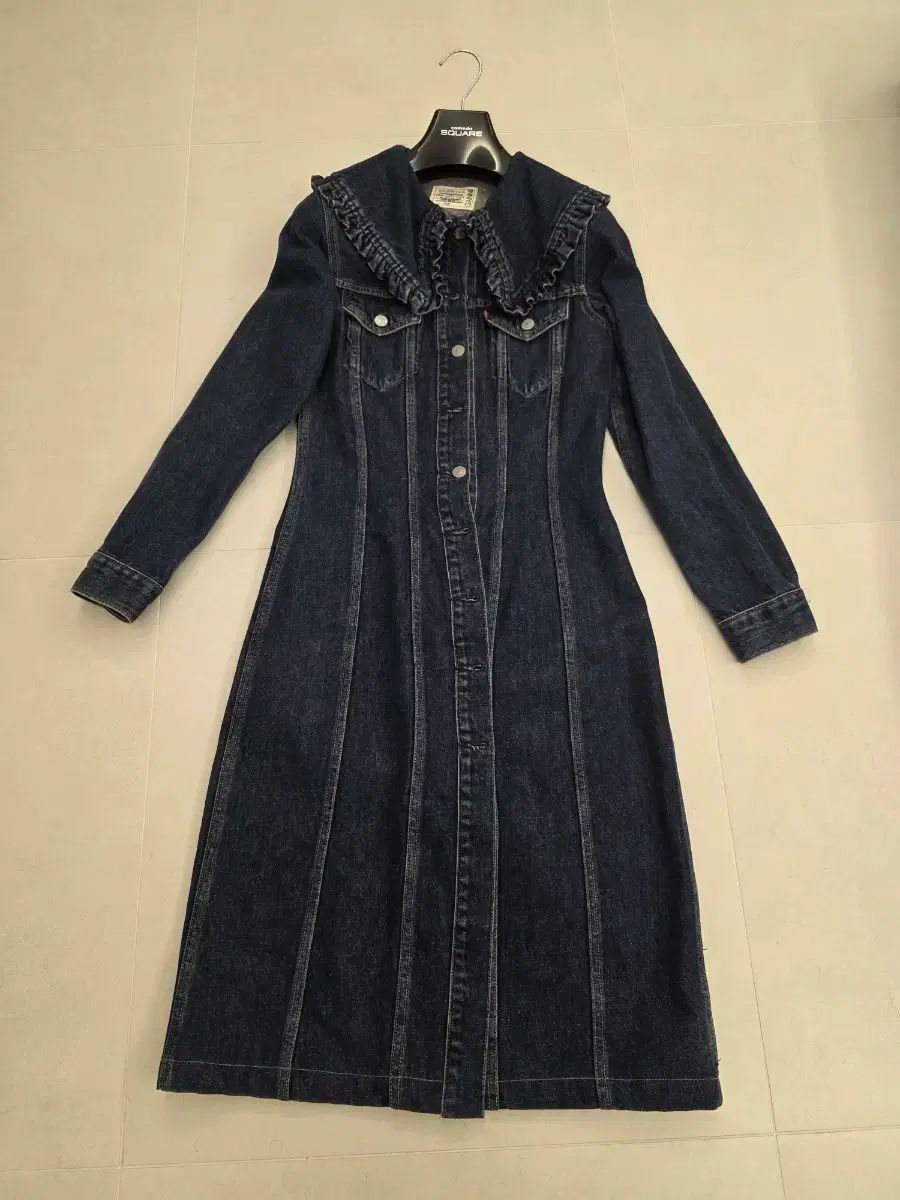 GANNI x LEVI S コラボ デニムワンピース XS 長袖 七分袖 その他