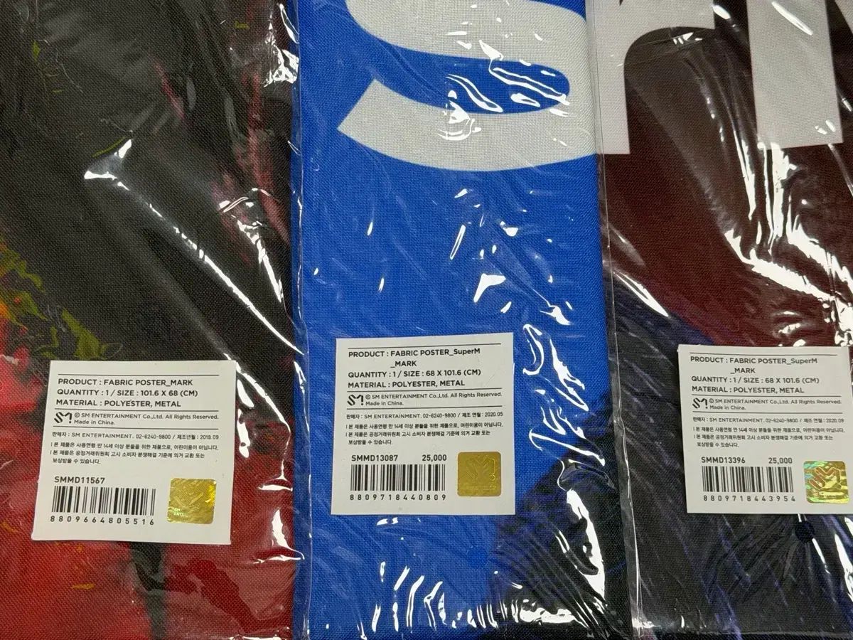マーク SuperM スーパーエム ファブリック ポスター 3種 NCT エヌシーティー SUPERM