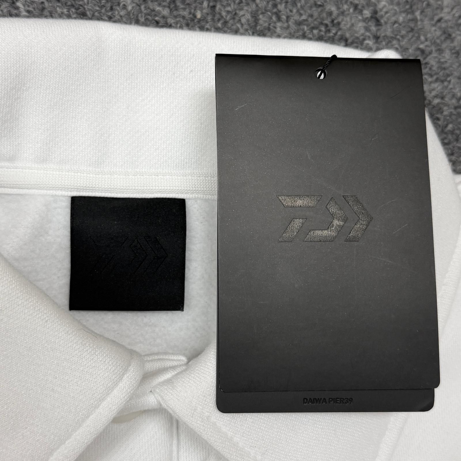  DAIWA PIER 39 W s TECH SWEAT SNAP テックスウェットスナップ トレーナー ダイワピアサーティナイン BE-53024 WL ホワイト F 2509 M トレーナー スウェット トップス