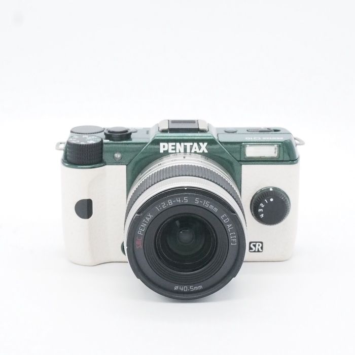 ペンタックス PENTAX Q10 ズームキツト メタルグリーン ホワイト 089