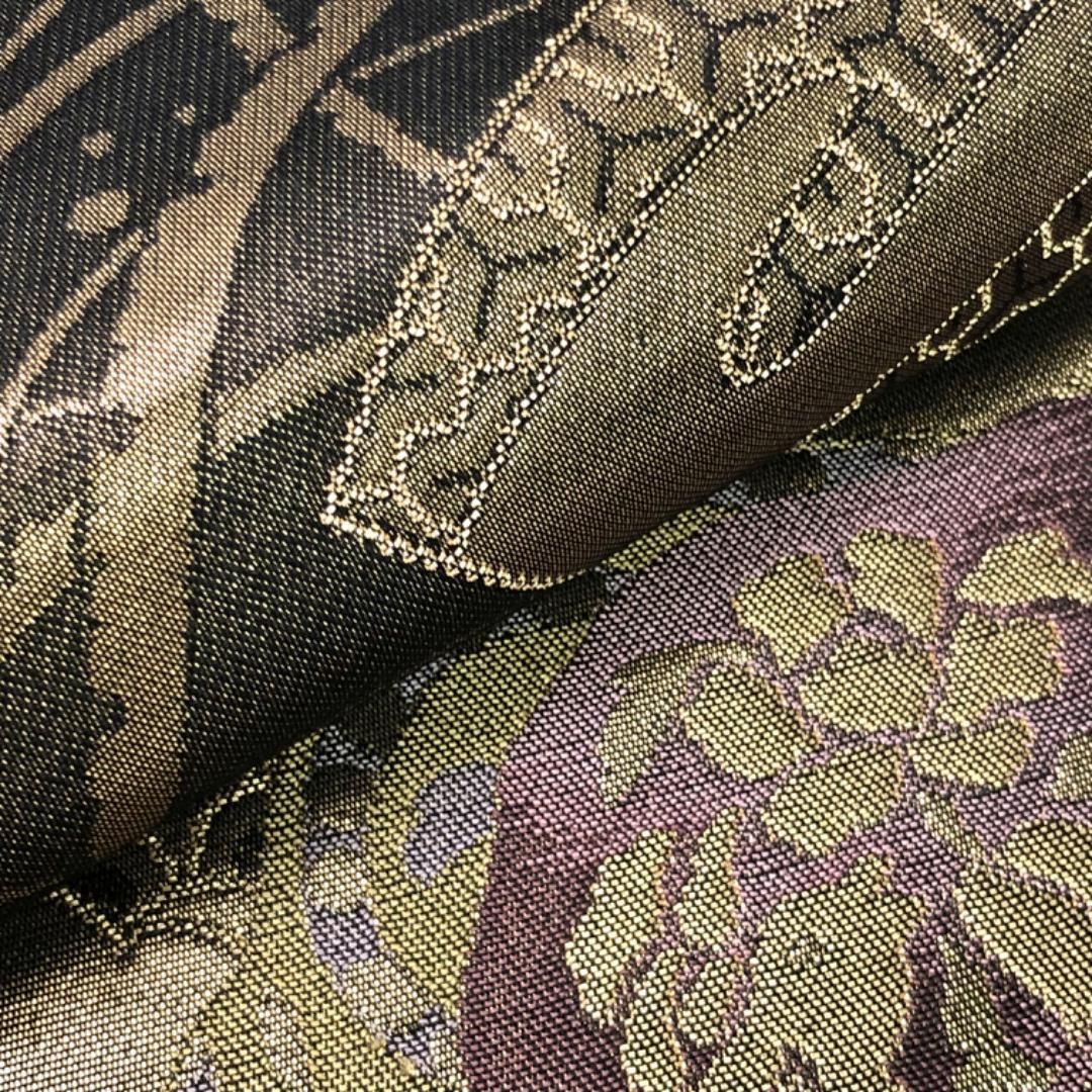 花兎に雪芝 扇子に花菱