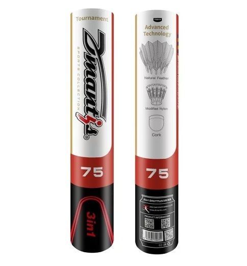 Dmantis D75 3in1 ハイブリッドシャトル 4番 2ダース 12球×2本