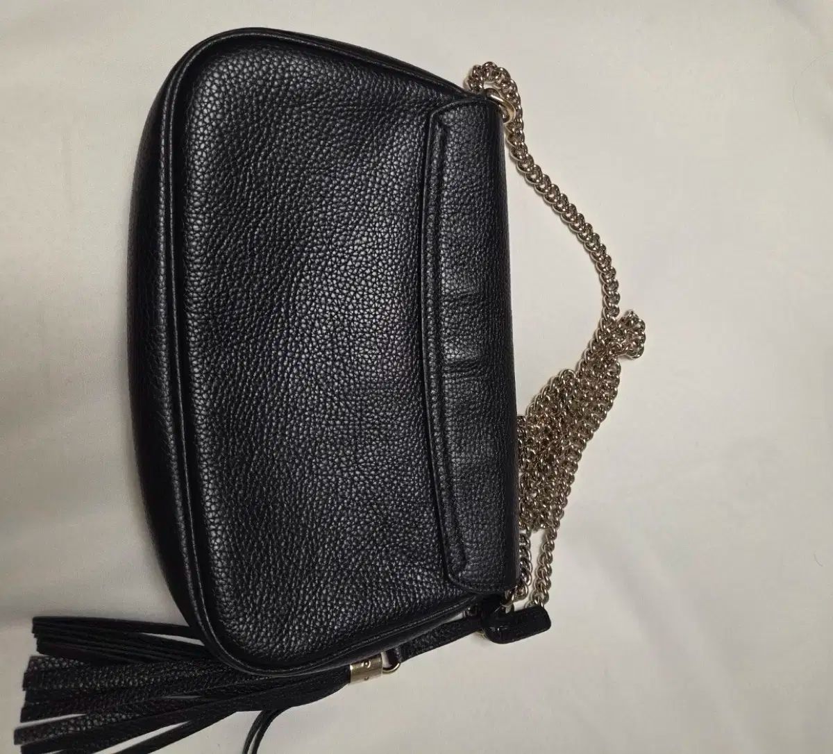 グッチ ソーホー タッセル チェーンバッグ ブラック