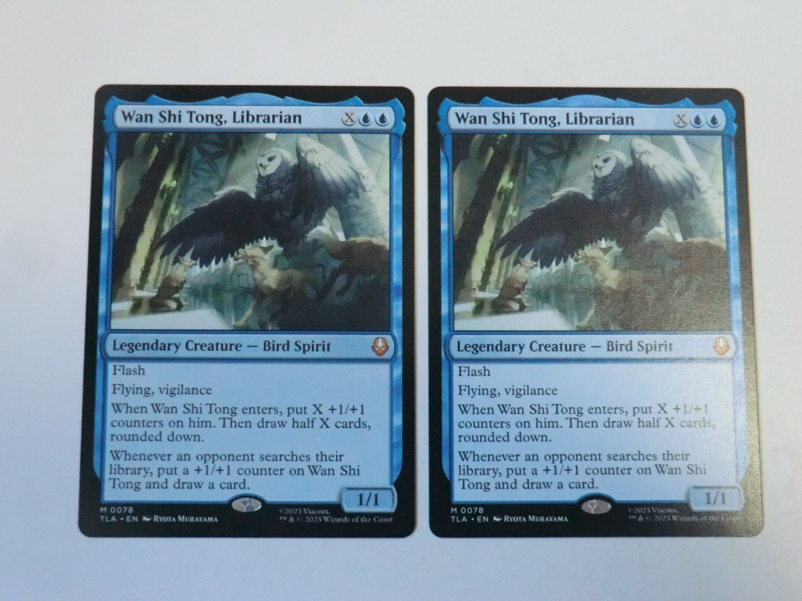 MTG 司書 ワン シー トン アバター 伝説の少年アン 英語 2枚セット