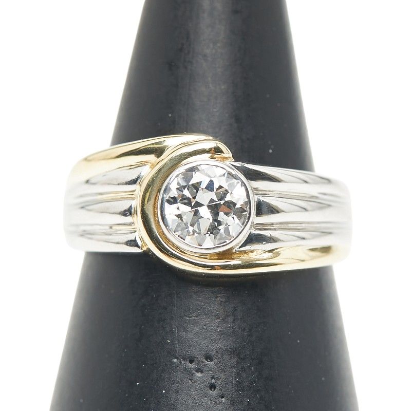 Pt 900 プラチナ K 18 YG イエローゴールド コンビ レディース 1-0241739