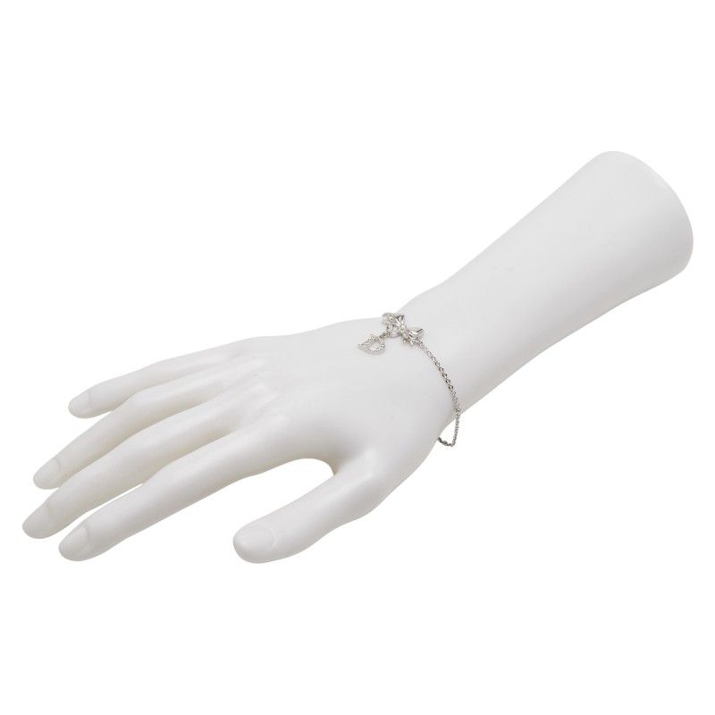  ディオール リボン モチーフ ラインストーン シルバー メタル レディース Dior 1-0242314 その他 アクセサリー