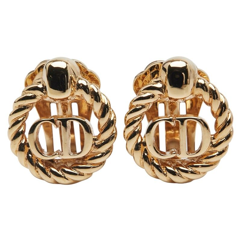 ディオール CDロゴ ゴールド メッキ レディース Dior 1-0242315