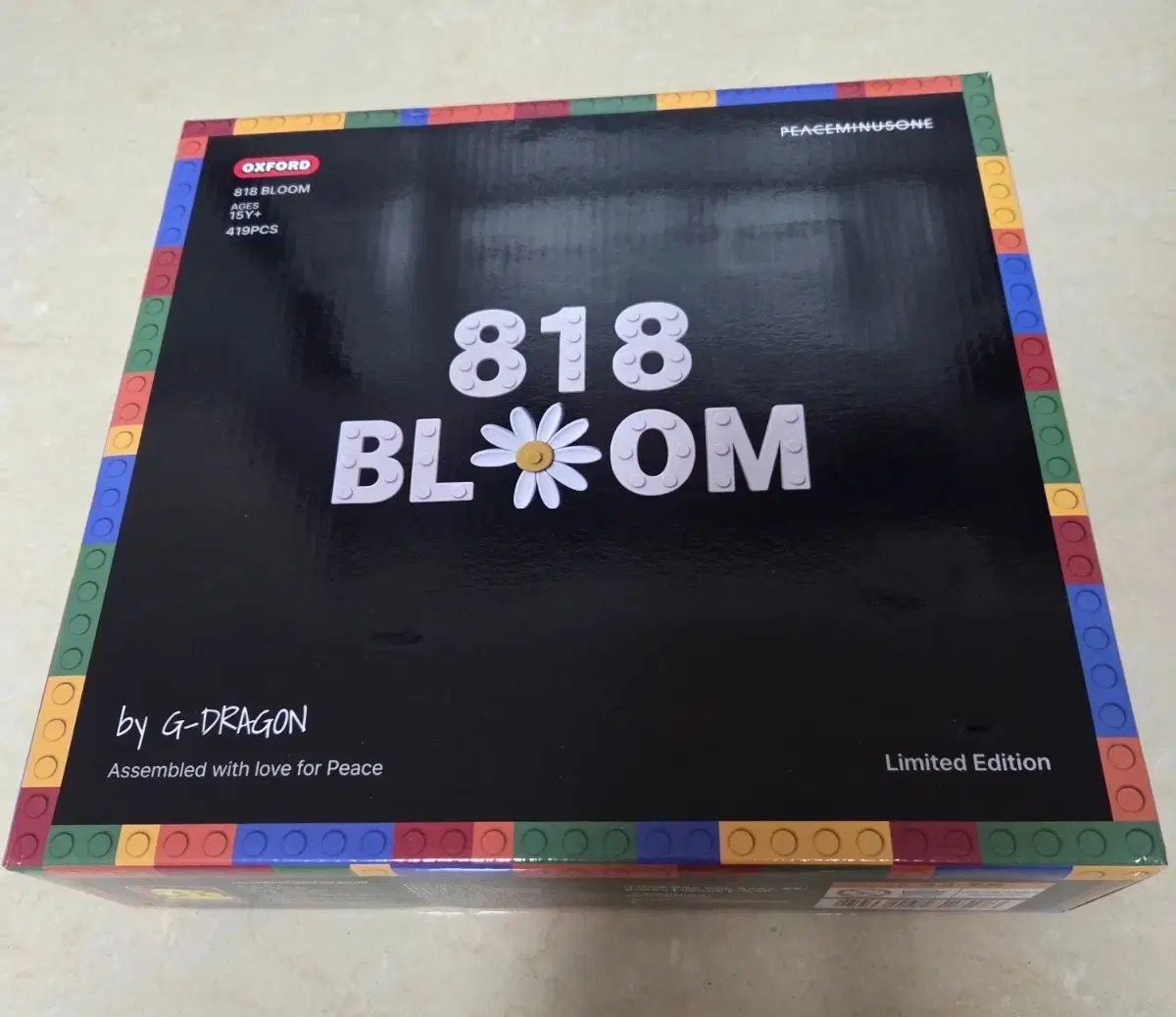 G-DRAGON ジードラゴン GD PEACEMINUSONE ピースマイナスワン 818 ブルーム ブロック 花