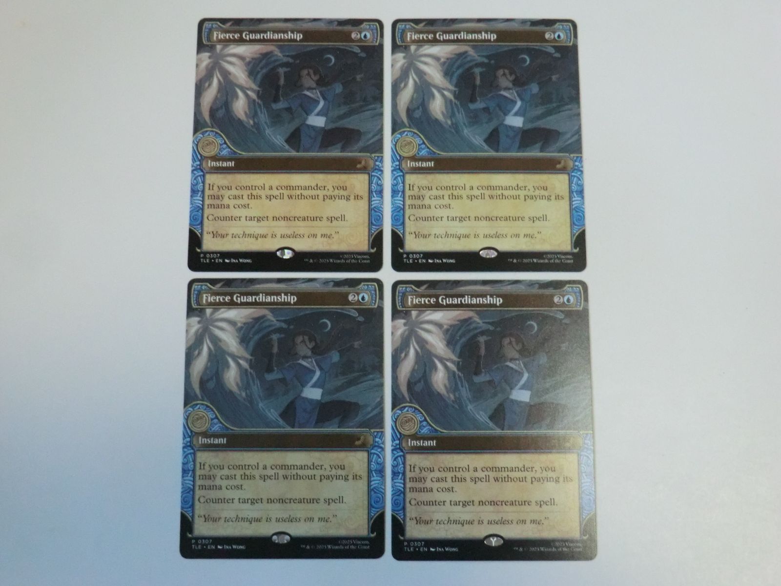 MTG 激情の後見 ショーケース アバター 伝説の少年アン 英語 4枚セット