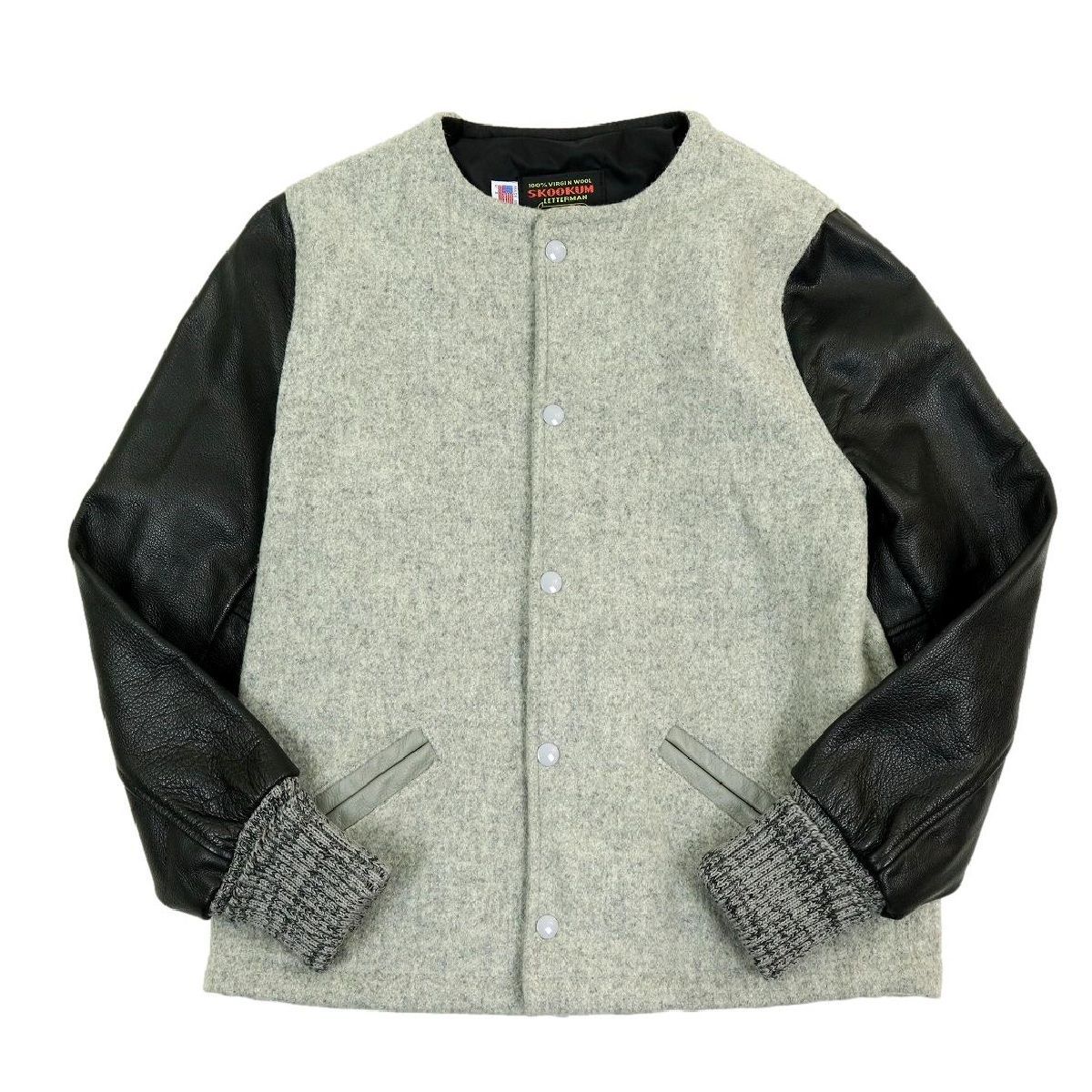 S3395 SKOOKUM×BEAVER スクーカム ビーバー スタジャン ウール×レザー レディース ノー 別注