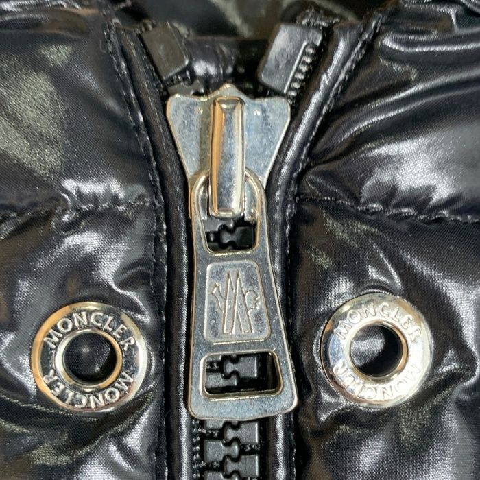 サイズ6 モンクレール LANOUX ロゴワッペン ダウンベスト トリコロール サイズ6 モンクレール LANOUX ロゴワッペン ダウンベスト トリコロール