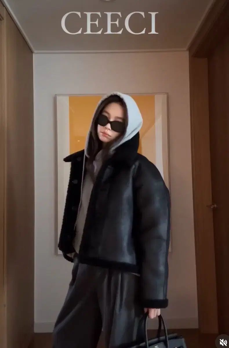 씨에씨 ムートン ジユンミ ブラック