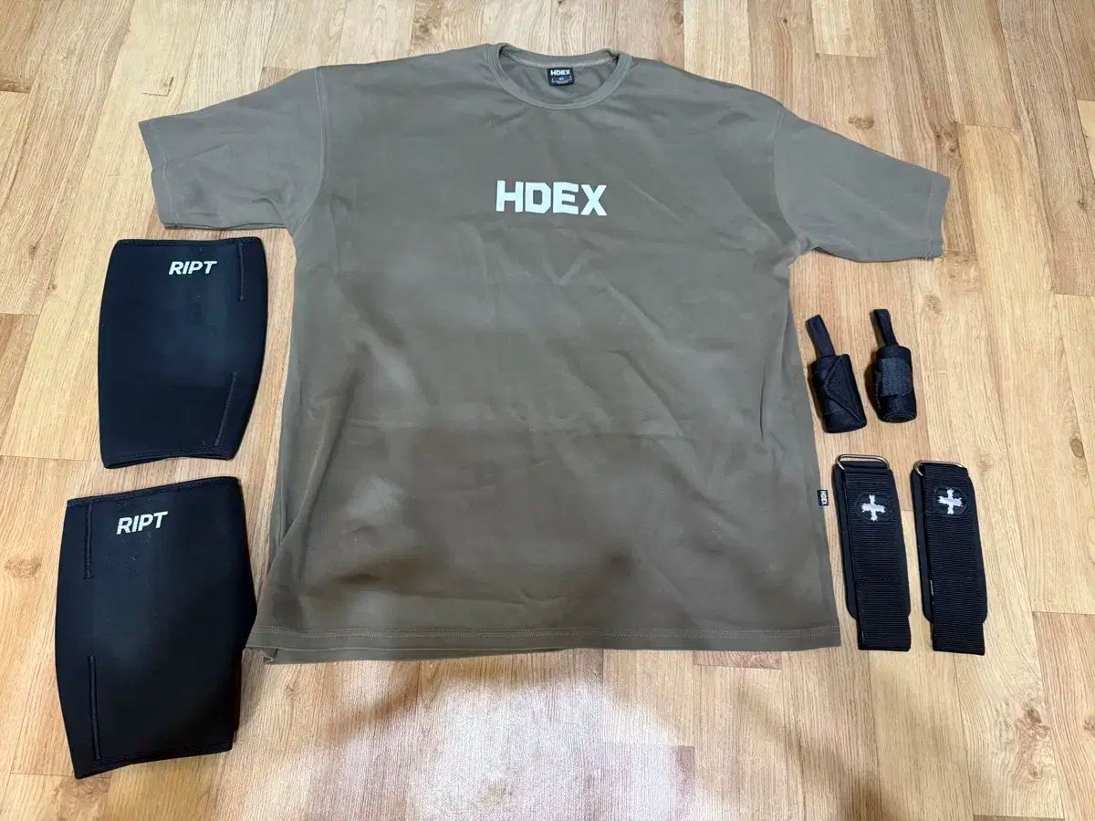 エイチデックス HDEX ロゴ 半袖 ハービンジャー リストバンド RIPT シンガード