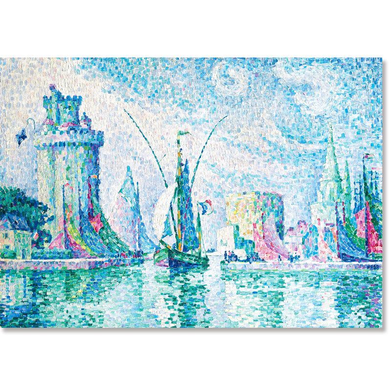 A3サイズ ポール・シニャック ポスター ラ・ロシェルの緑の塔 アート