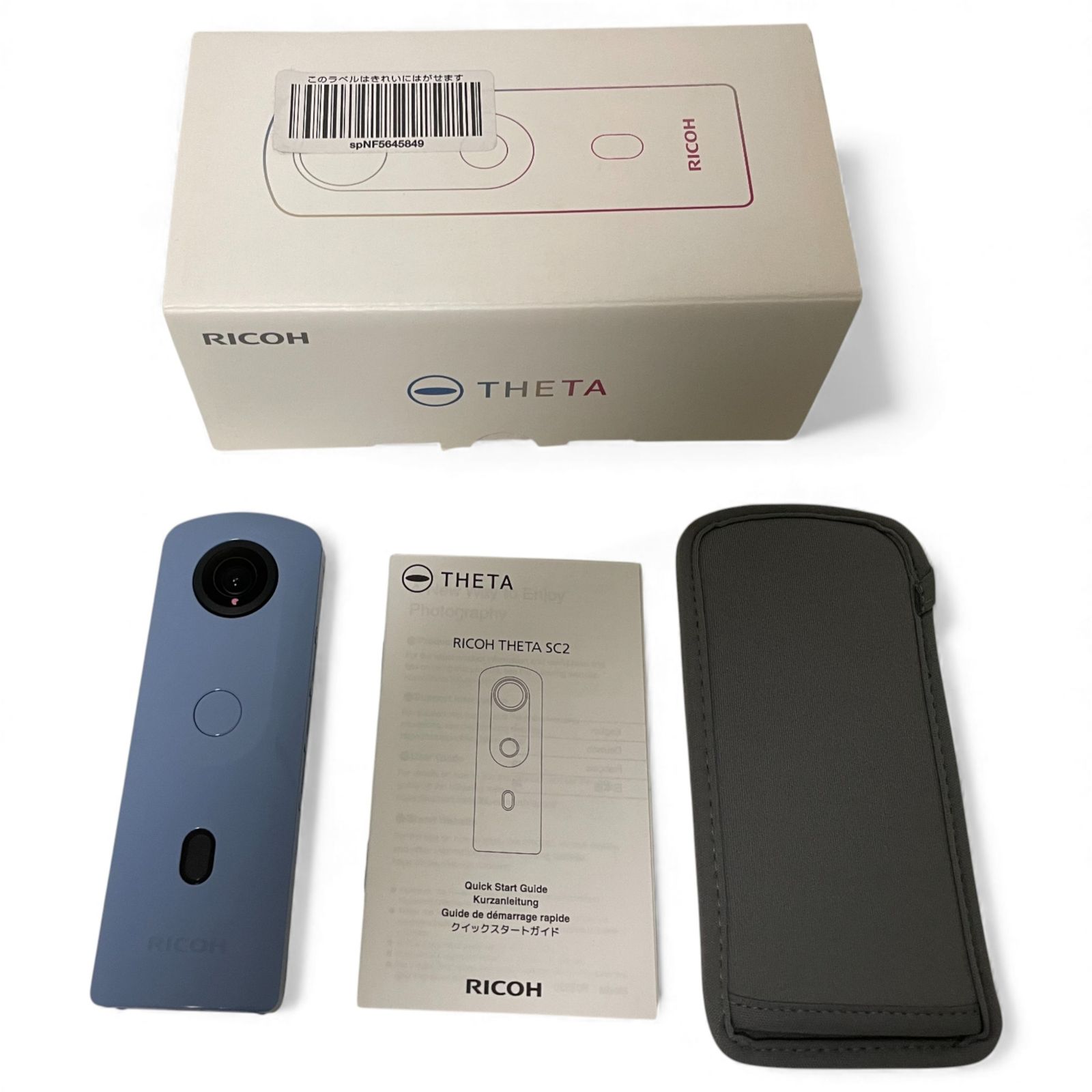 リコー RICOH THETA SC2 R03030 ブルー 360度全天球カメラ 1100-2878