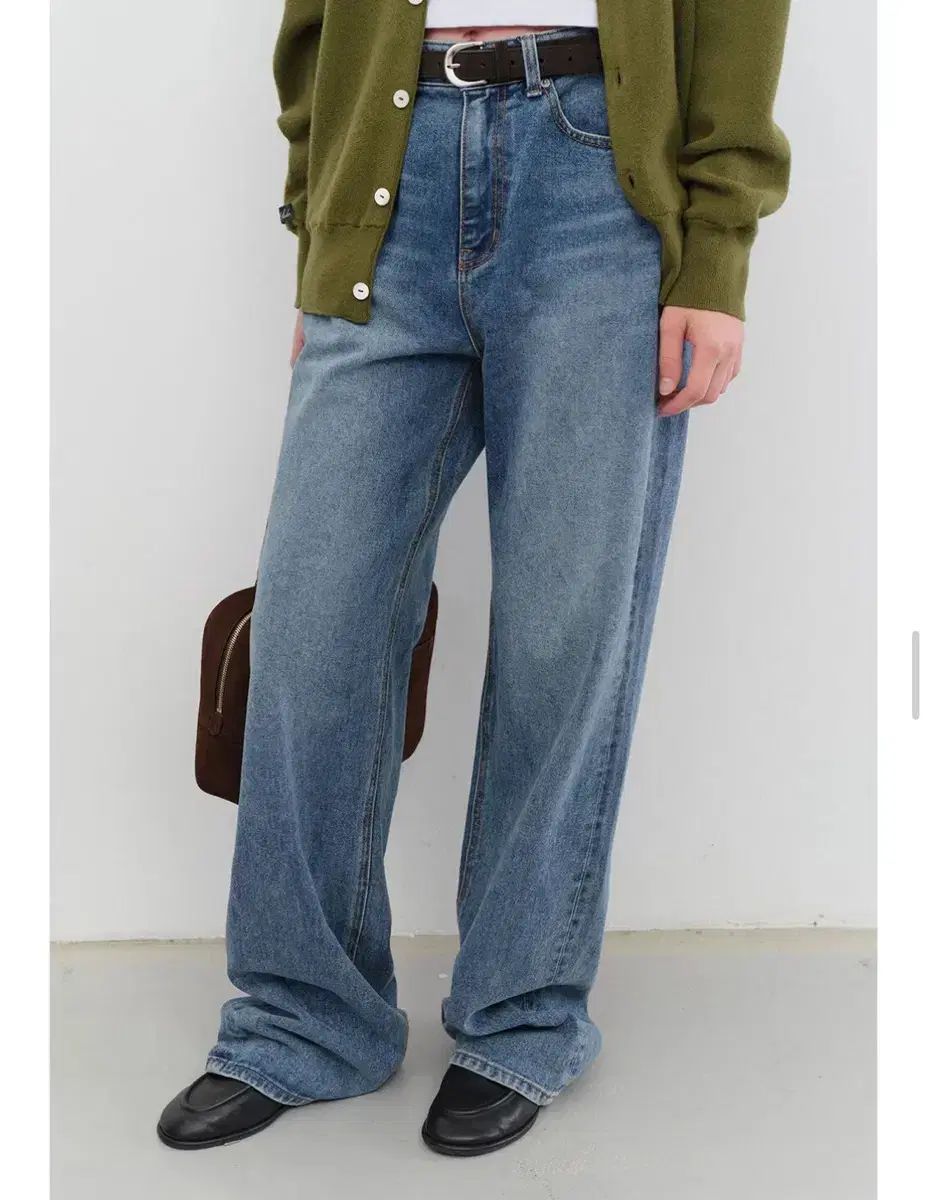 Dunst RELAXED WIDE JEANS クラシック ブルー L