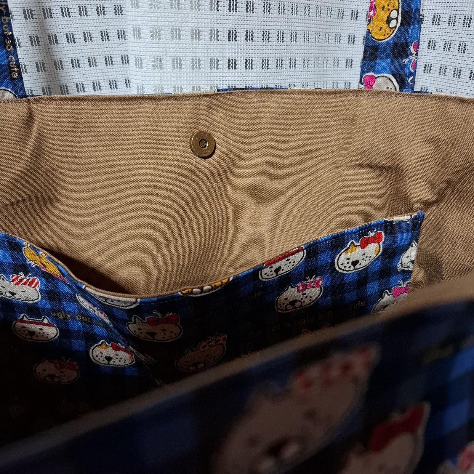 【専用】ぶさかわ猫 特大チューリップバック(ブルー) ぶさかわ猫 特大チューリップバック(ブルー) - メルカリ