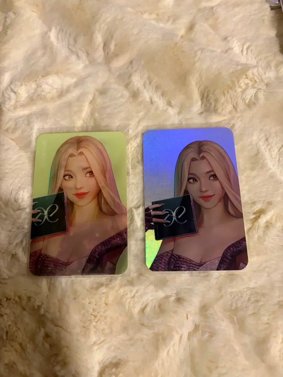 winter レンチキュラー ホログラム black manba トレカ aespa（エスパ