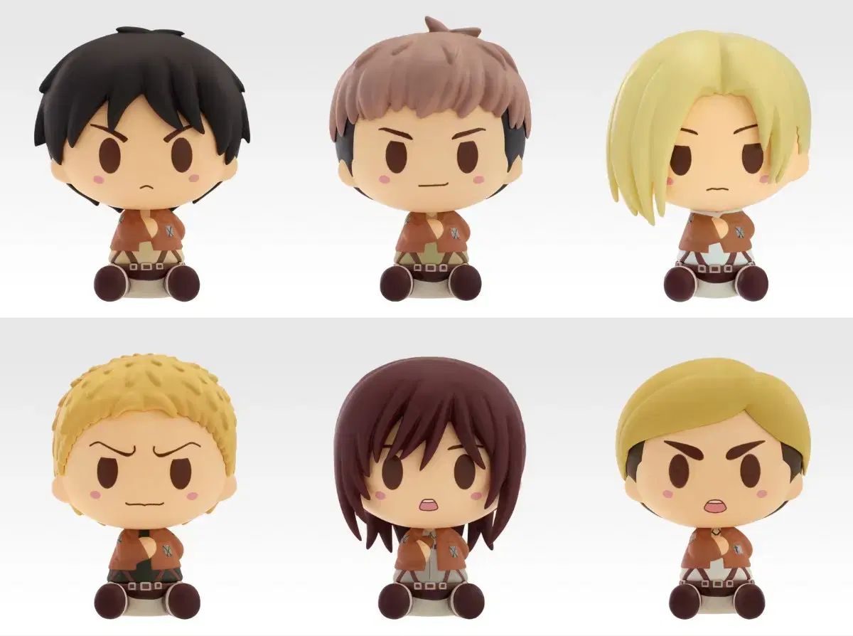進撃の巨人 一番くじ G賞 ちょこのっこ フィギュア 6種セット