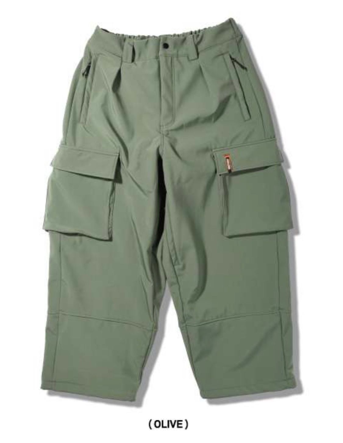 25-26 HELLOID SOFTSHELL WIDE CARGO PANTS OLIVE