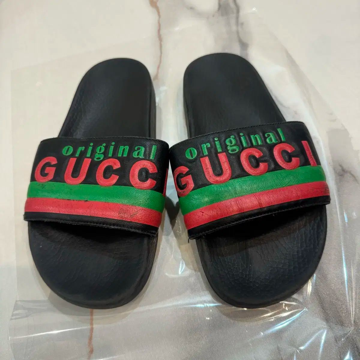 グッチ オリジナル スリッパ ブラック