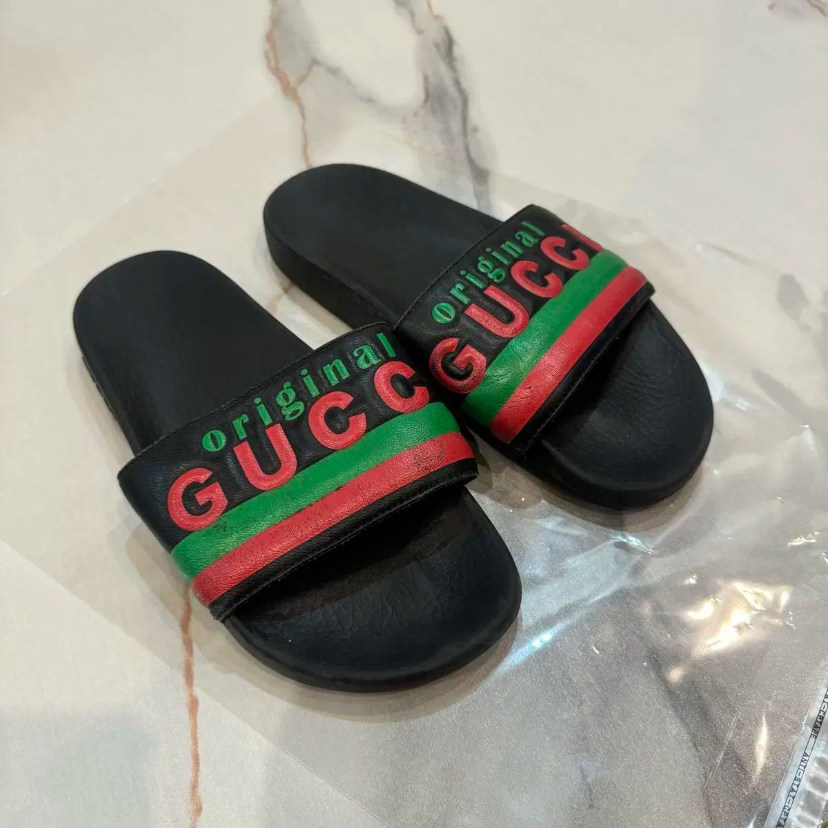 グッチ オリジナル スリッパ ブラック