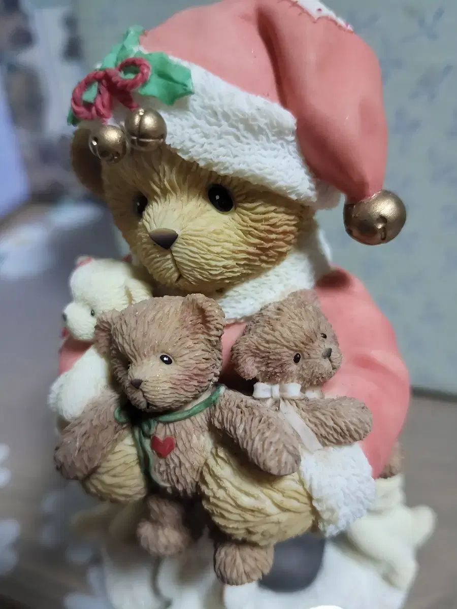 cherished teddies サンタ limited edition boxO