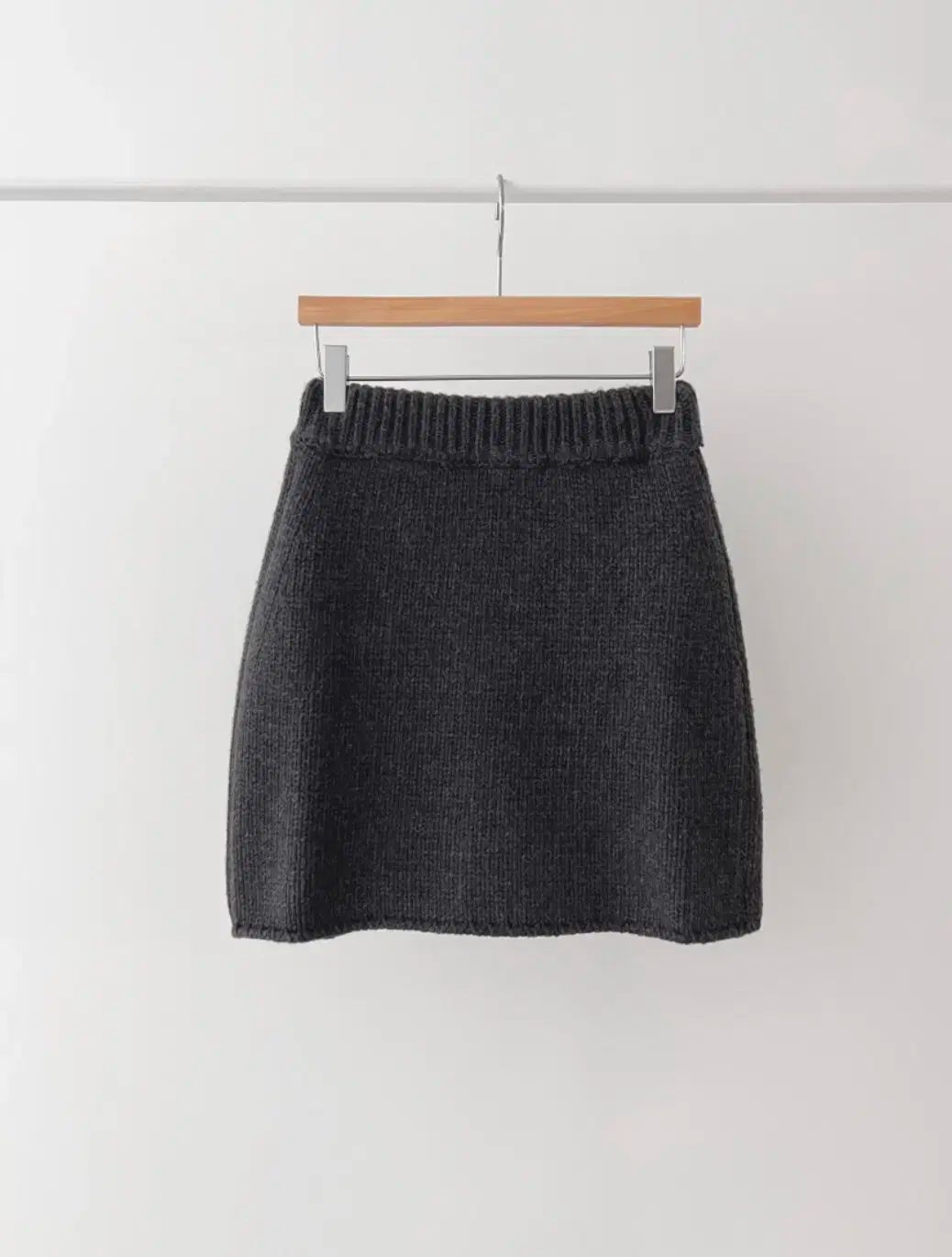 リエット riette ベリー ニット スカート チャコール