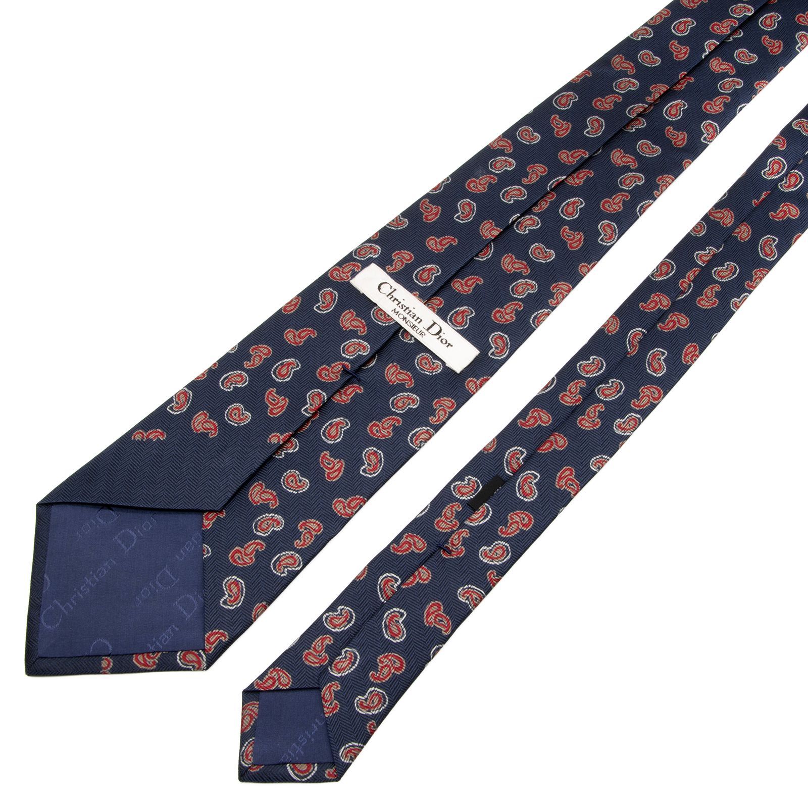 極美品 クリスチャンディオール ネクタイ シルク トロッター ジャカード 刺繍 DIOR | CD Diamond ネクタイ シルク