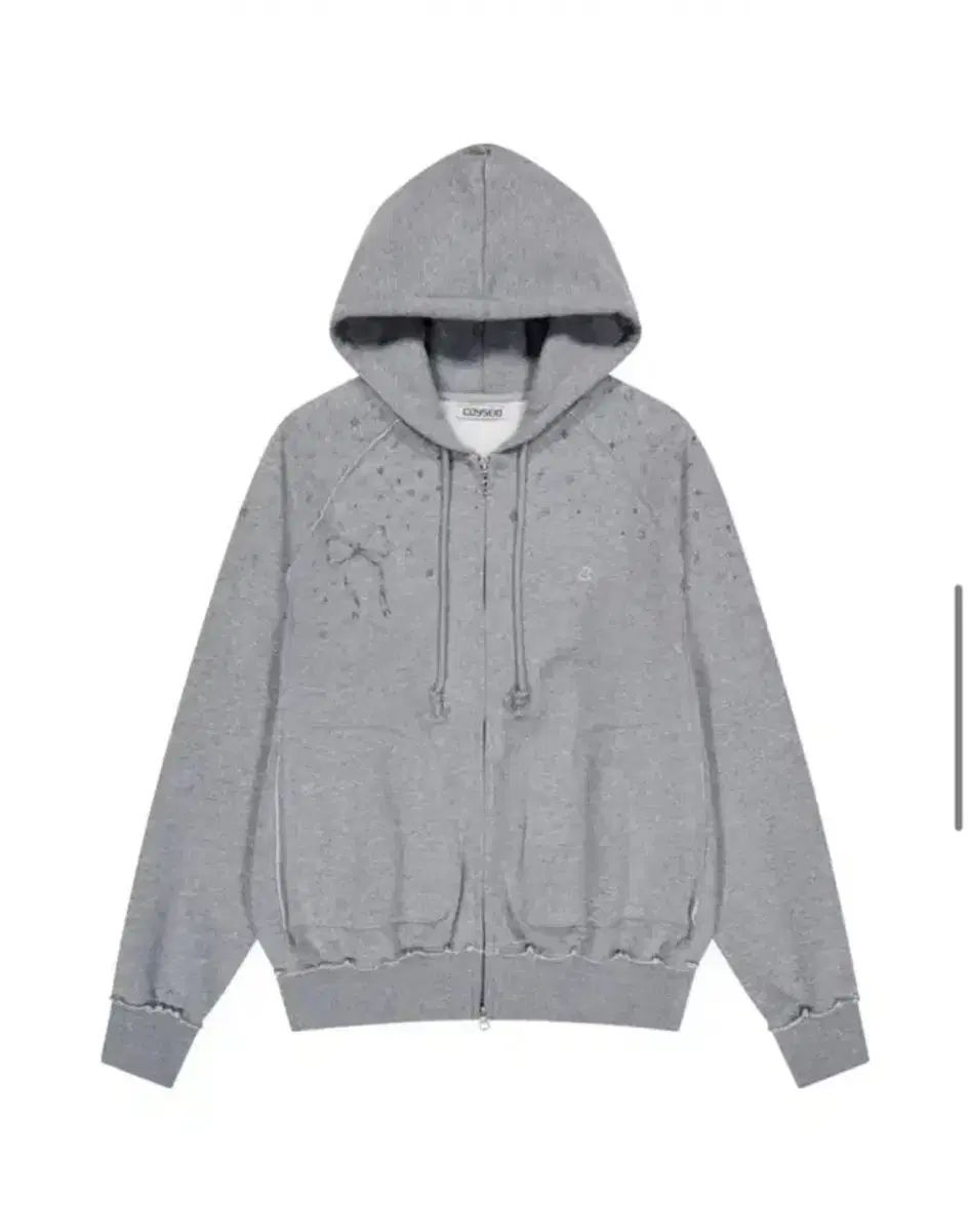 コイッセイオ トゥインクル TWINKLE フードジップアップ グレー