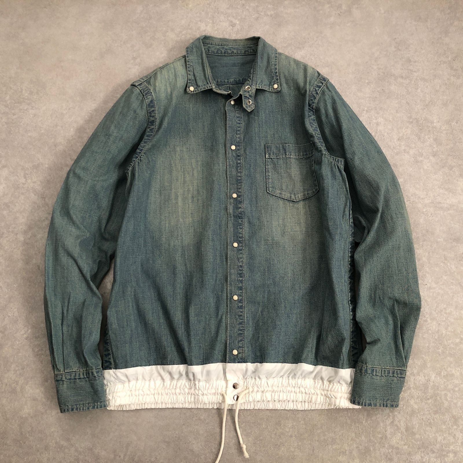 sacai オリジナル シャンブレー ウエスタン シャツ サカイ