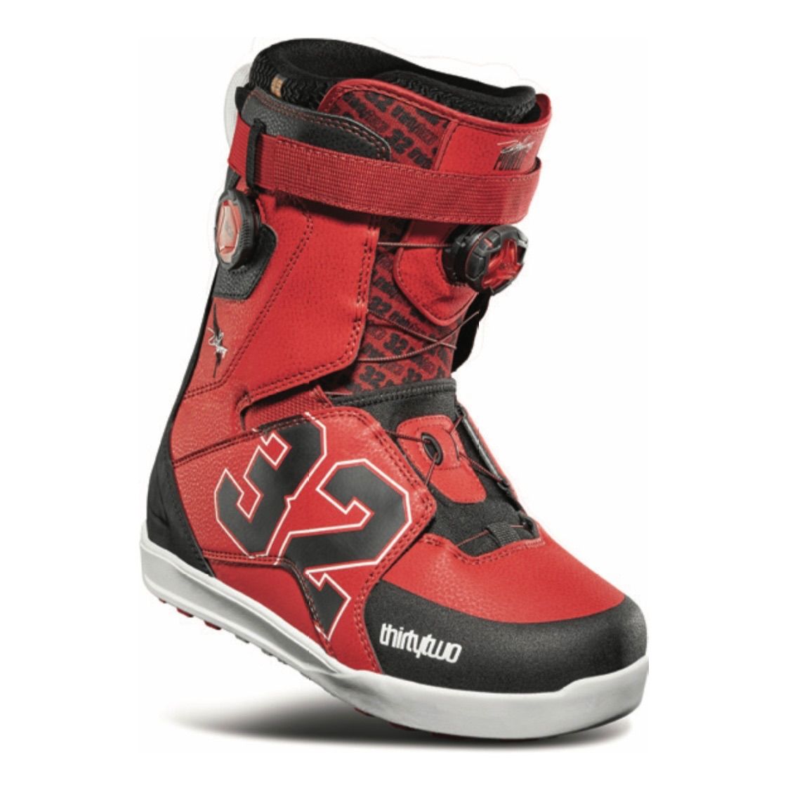 25-26 thirtytwo LASHED XLT DOUBLE BOA RED BLACK