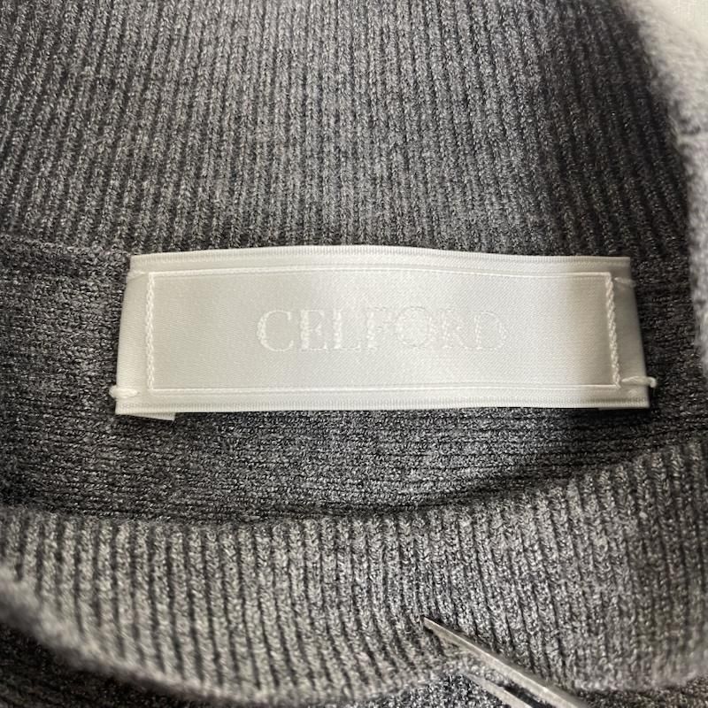 セルフォード 24 AW ケープニット スカート セットアップ ポンチョトップ ロングタイトスカート レディース 38 ISItems 古着