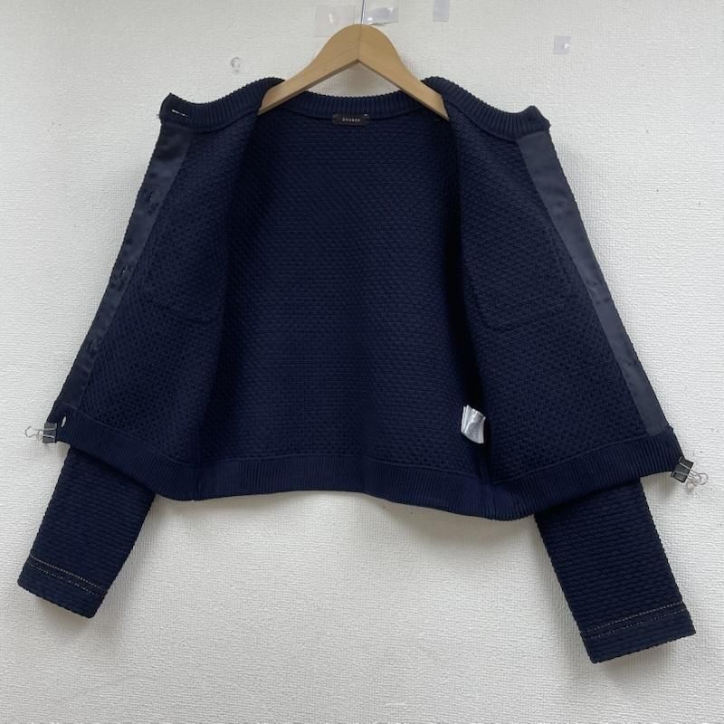 古着 anuans ノー ニット ジャケット タイト スカート セットアップ 金ボタン -0 レディース M ISItems