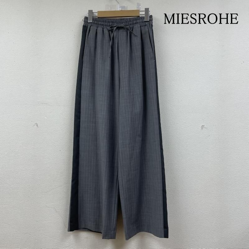 古着 MIESROHE MWFP241057 レディース サステナブル 伸縮性ウエスト ウール ワイド パンツ レディース 1 ISItems 古着 50146963