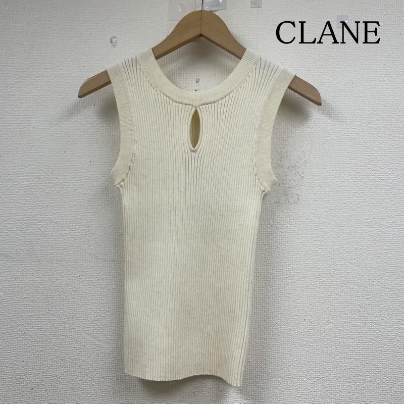 クラネ 25SS W FACE HOLE KNIT TOPS ダブルフェイス ホール ニット トップス 18106-2182 レディース 1 ISItems 古着 50146987