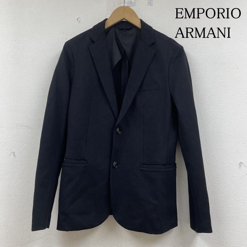 美品　エンポリオアルマーニ　テーラードジャケット　サマー　リネン　ストレッチ エンポリオアルマーニ テーラード ジャケット スーツ 2B シングル
