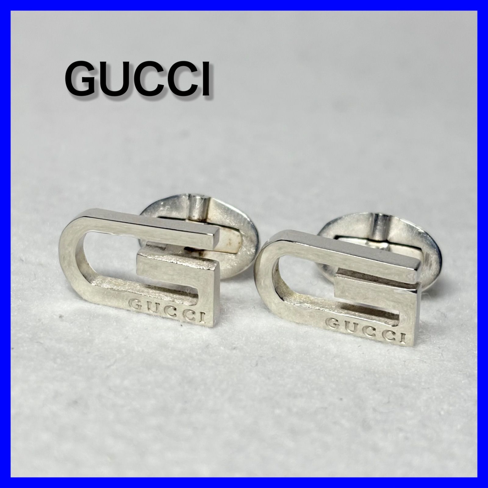 GUCCI☆グッチ カフリンクス カフス G柄 スウィヴル式 プレゼント