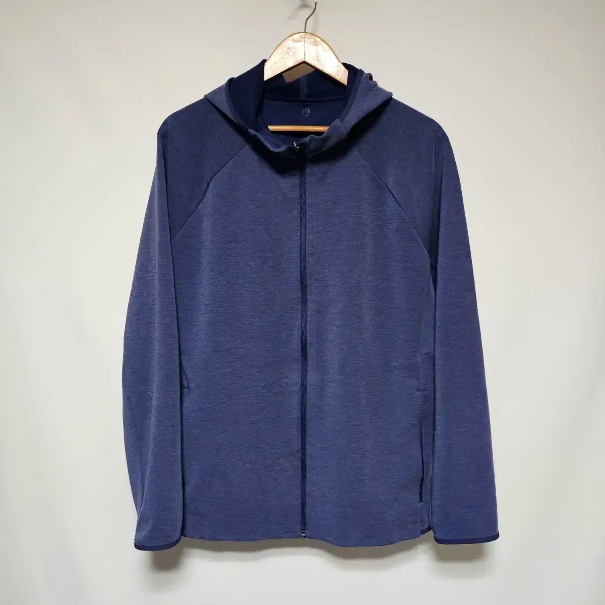 lululemon ライト パープル フリース フード ジップアップ 実寸 100 105