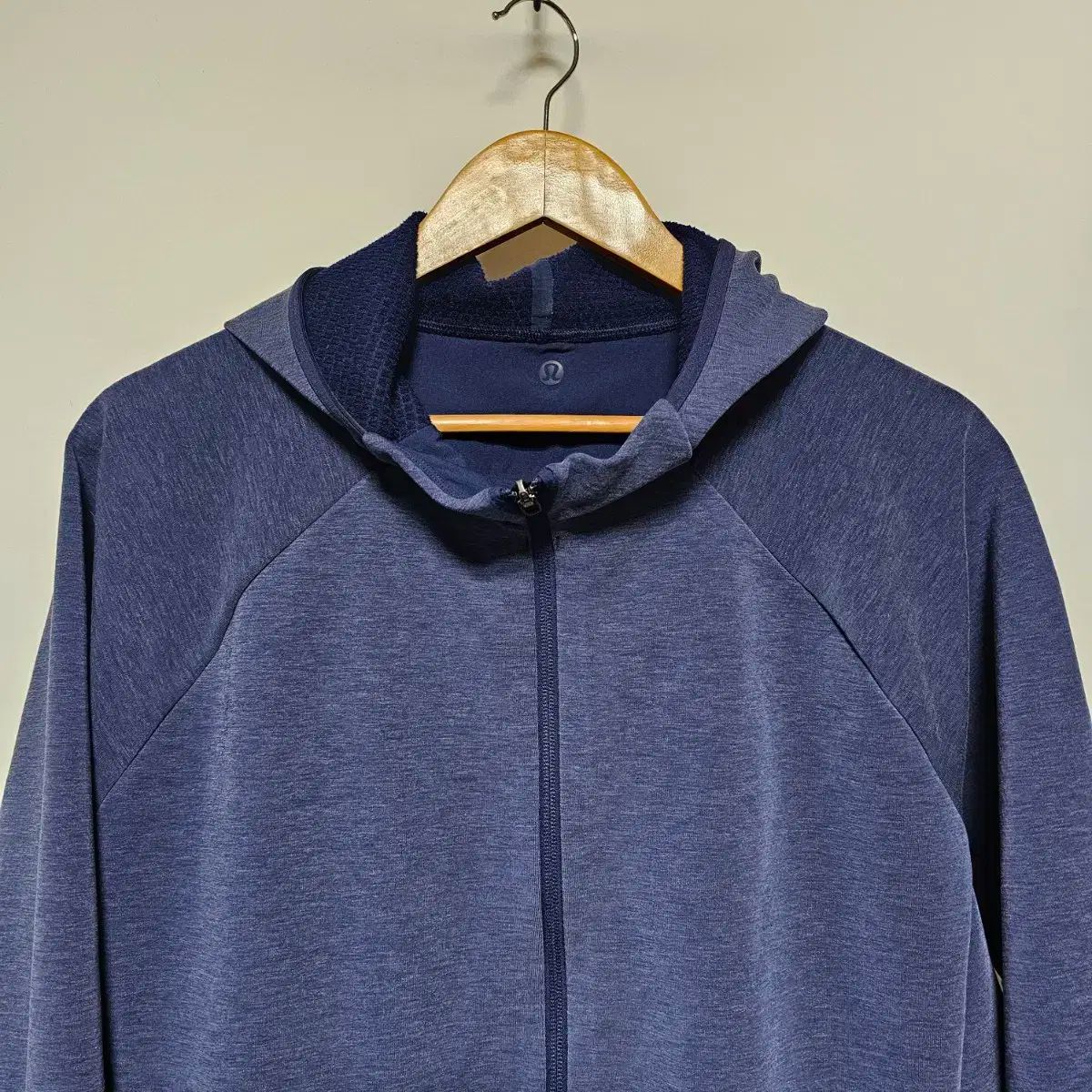 lululemon ライト パープル フリース フード ジップアップ 実寸 100 105