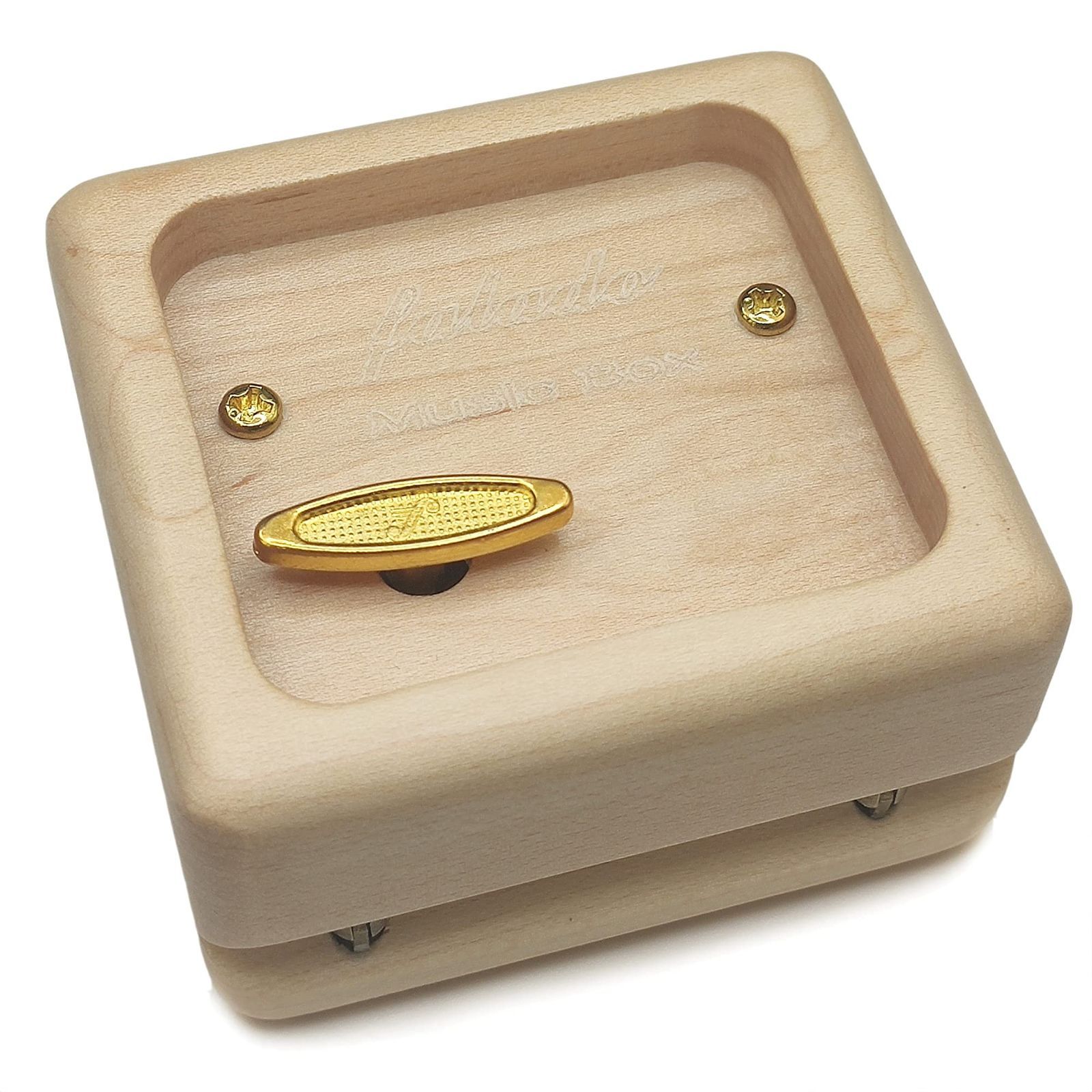 ミニ木製オルゴール 18 Note Wind Up Music box 木製音 カテゴリ